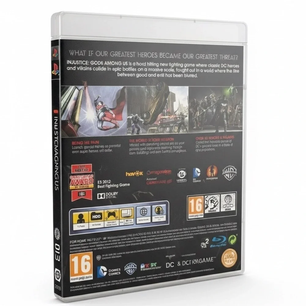 Injustice Gods Among Us PS3 Brand New Factory Sealed PlayStation 3 PAL PEGI 16‎